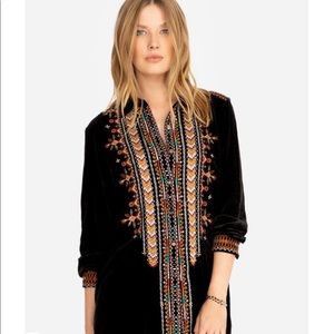 Velvet Shirt Tunic
